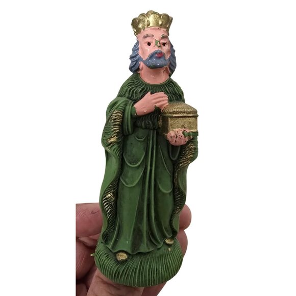 15 pc Set of Hand-Painted Italy Nativity Figurines - Picture 9 of 14